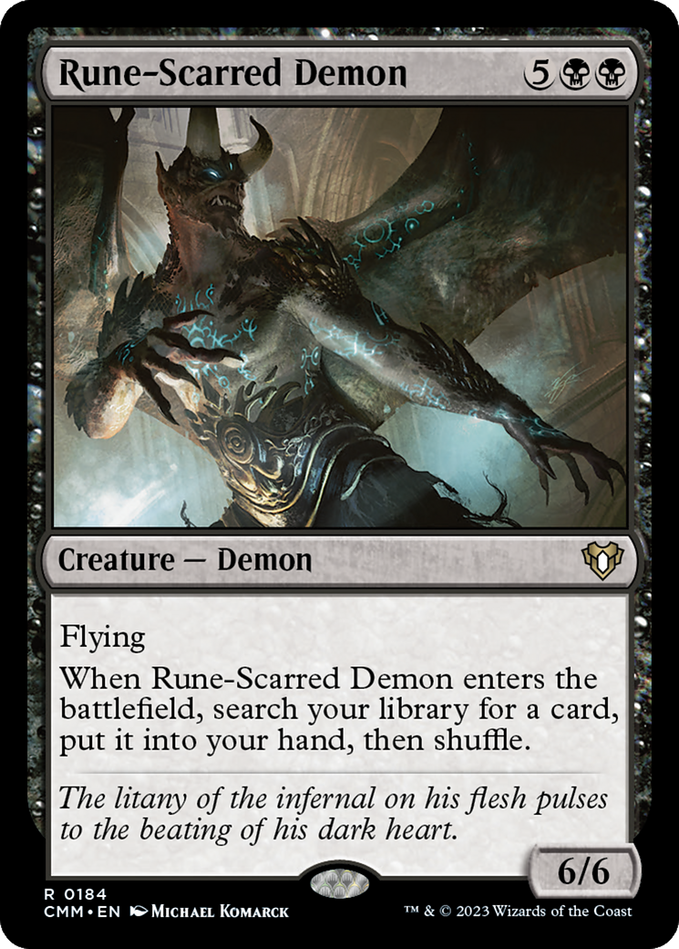 Image of Rune-Scarred Demon (CMM-184) - Commander Masters