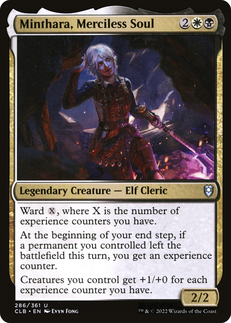 Image of Minthara, Merciless Soul (CLB-286) - Commander Legends: Battle for Baldur's Gate