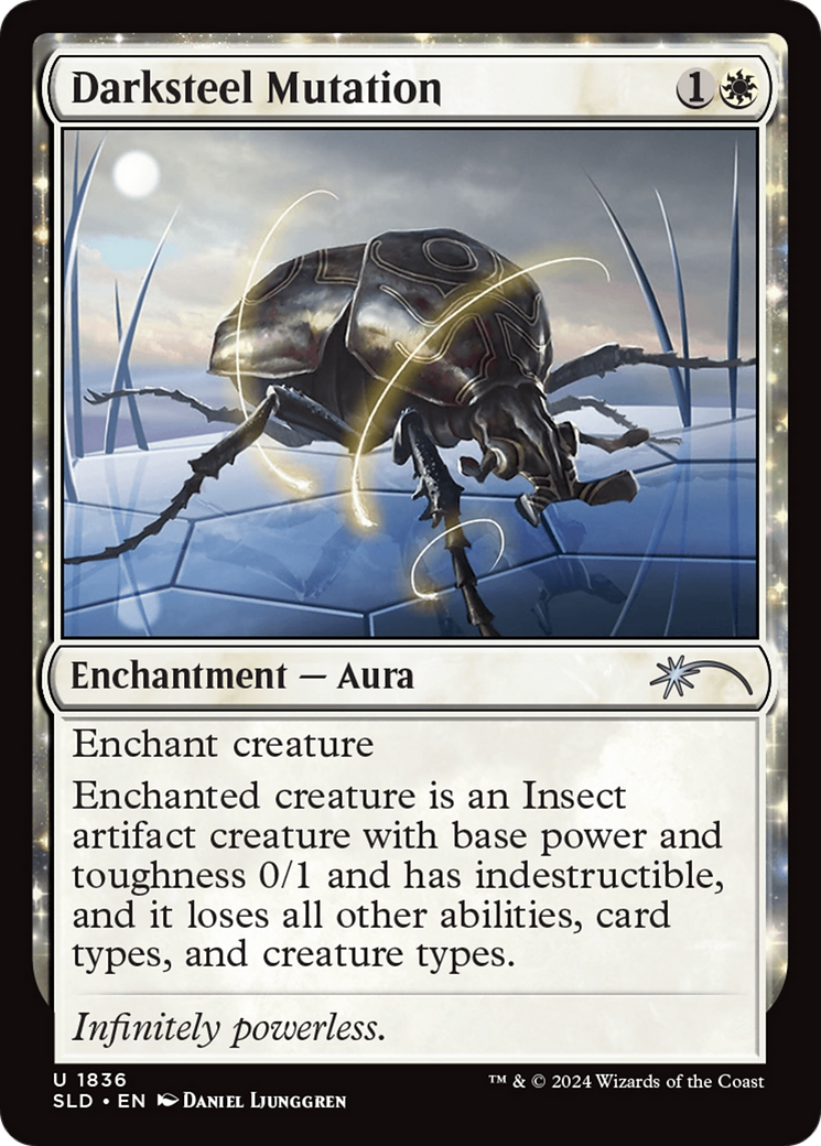 Image of Darksteel Mutation (SLD-1836) - Secret Lair Drop: (enchantment)