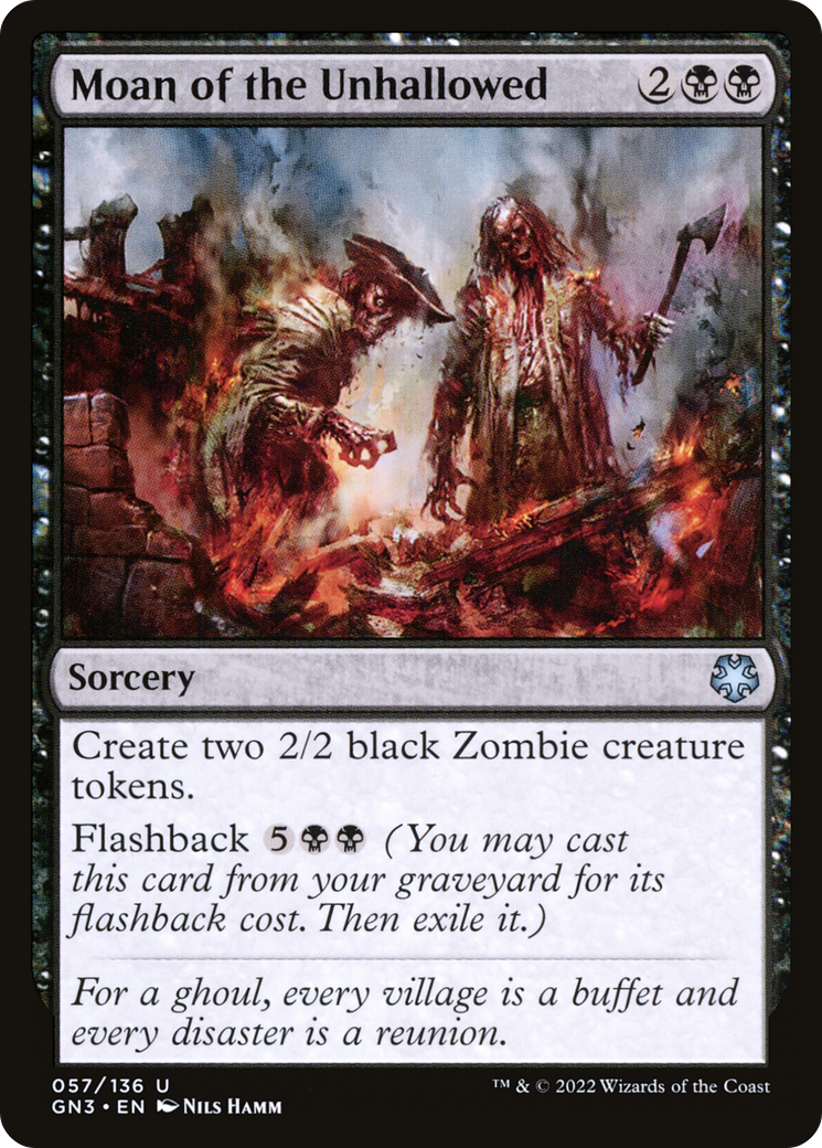 Image of Moan of the Unhallowed (GN3-057) - Game Night: Free-for-All