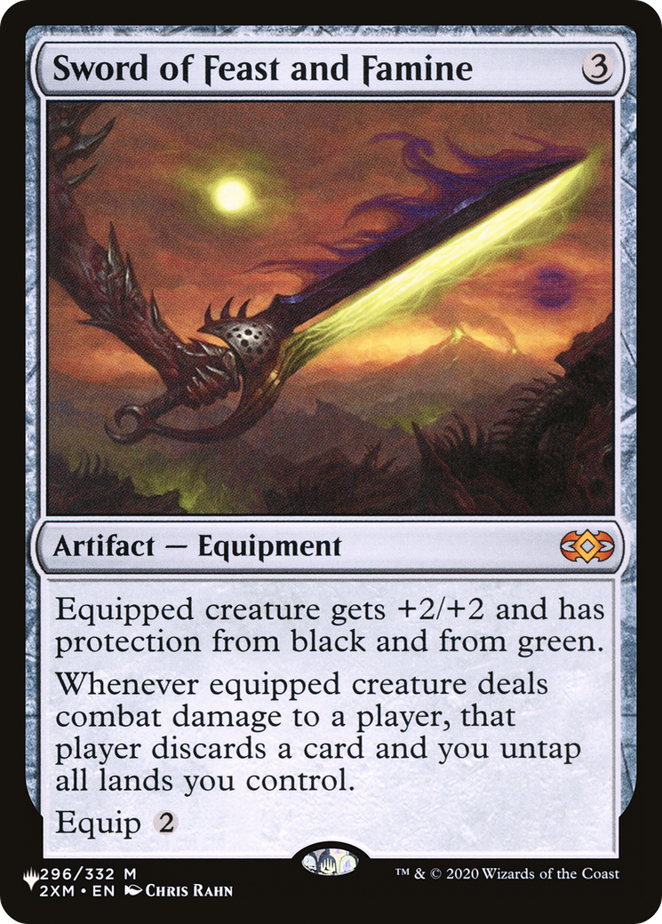 Image of Sword of Feast and Famine (LIST-2XM-296) - The List