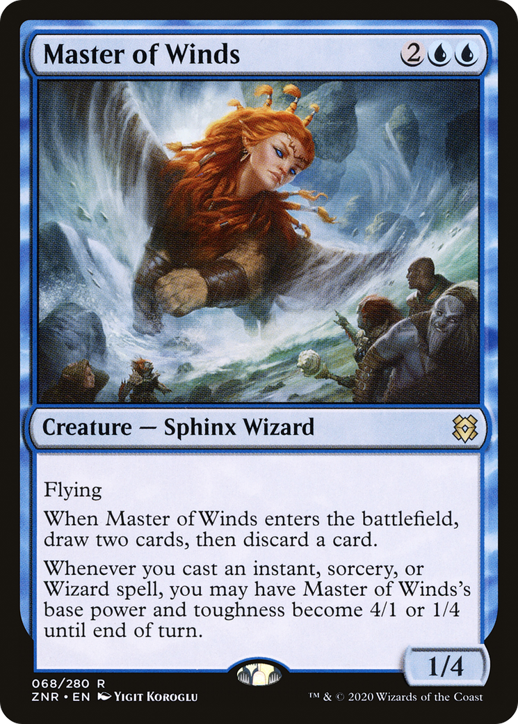 Image of Master of Winds (ZNR-068) - Zendikar Rising Foil