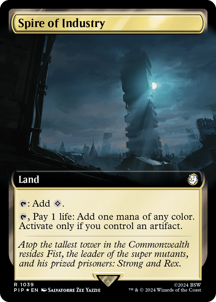 Image of Spire of Industry (Extended Art) (Surge Foil) (PIP-1039) - Fallout: (Extended Art) Foil