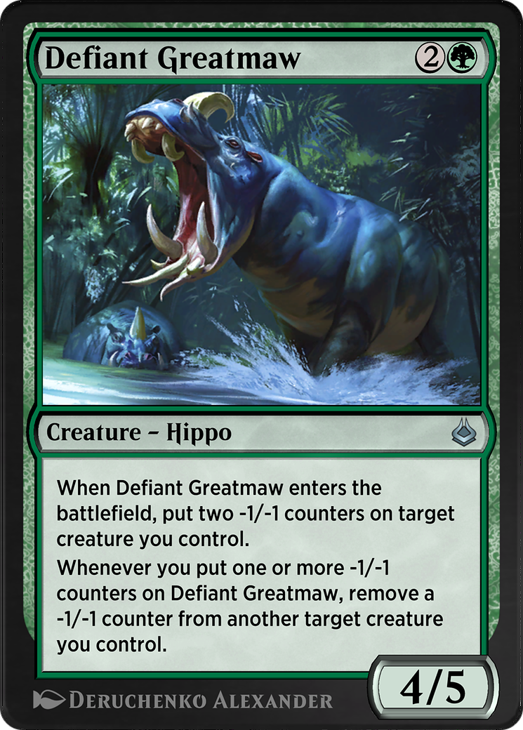 Image of Defiant Greatmaw (AKR-188) - Amonkhet Remastered
