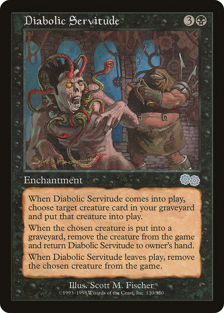 Image of Diabolic Servitude (USG-130) - Urza's Saga