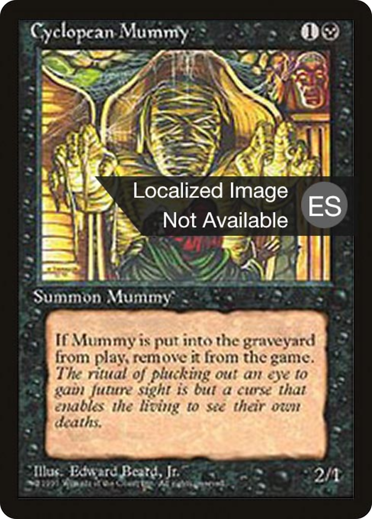 Image of Cyclopean Mummy (4BB-) - Fourth Edition Foreign Black Border