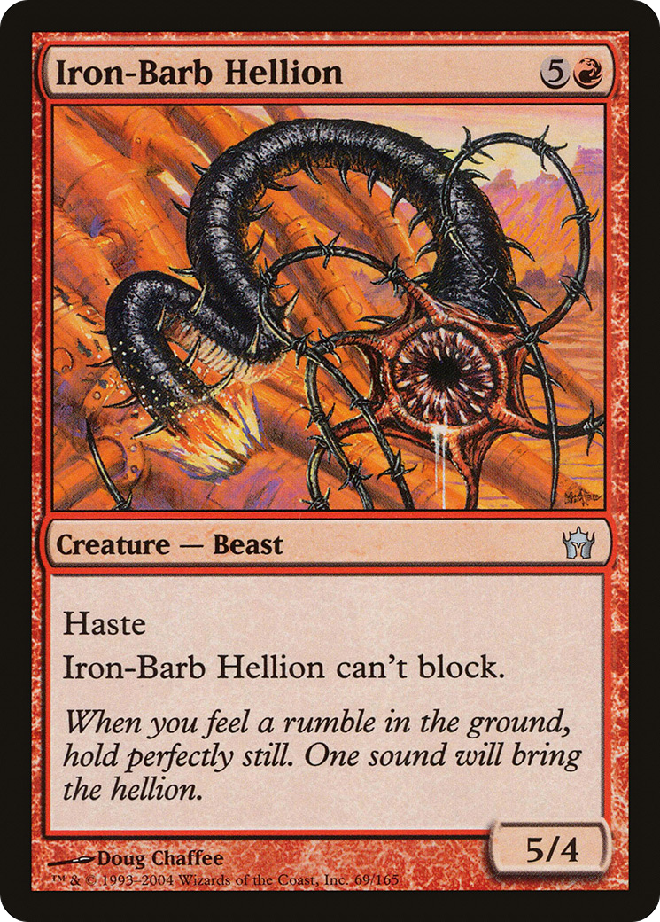 Image of Iron-Barb Hellion (5DN-069) - Fifth Dawn Foil