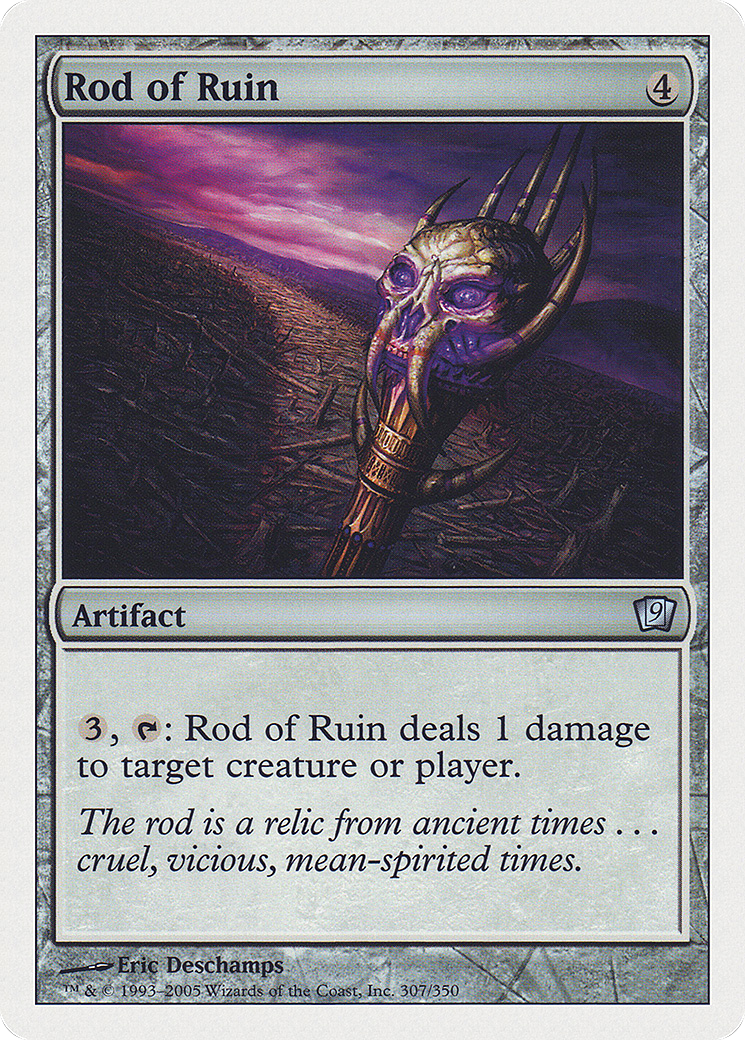 Image of Rod of Ruin (9ED-307★) - 9th Edition