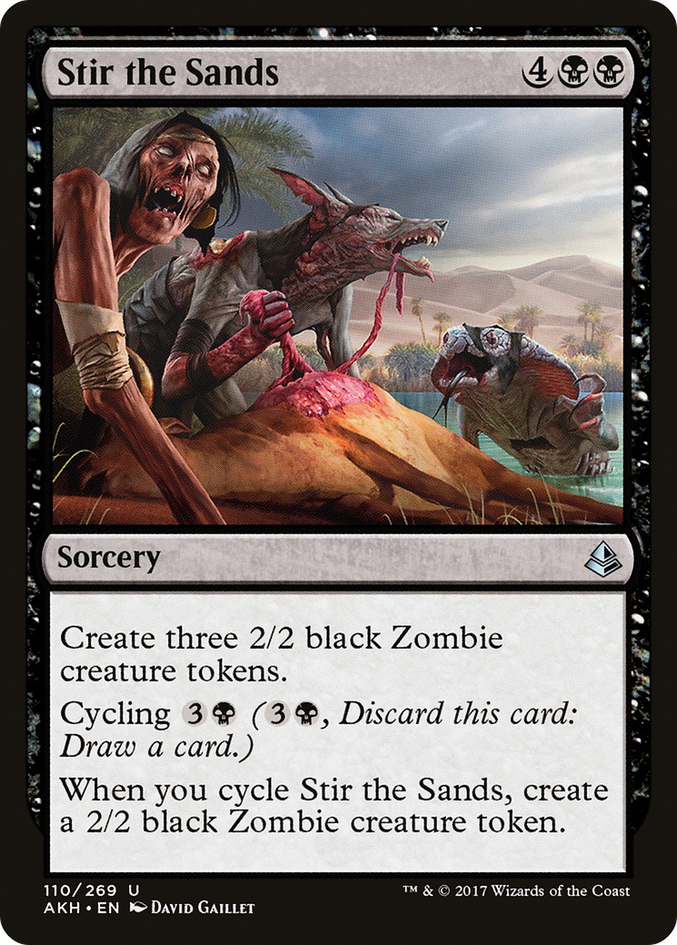 Image of Stir the Sands (AKH-110) - Amonkhet Foil