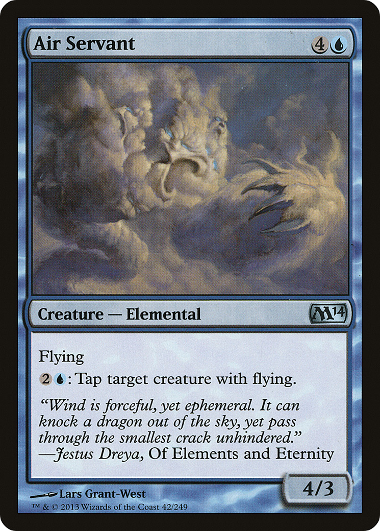 Image of Air Servant (M14-042) - Magic 2014 Foil