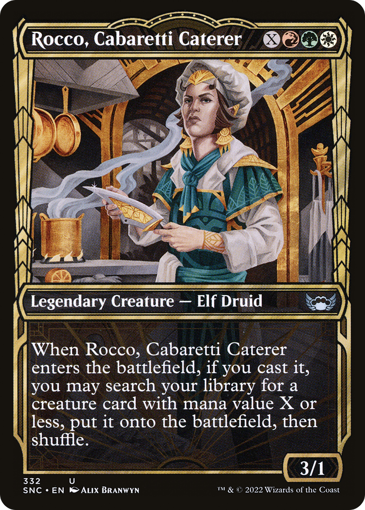 Image of Rocco, Cabaretti Caterer (Showcase) (SNC-332) - Streets of New Capenna: (Showcase)