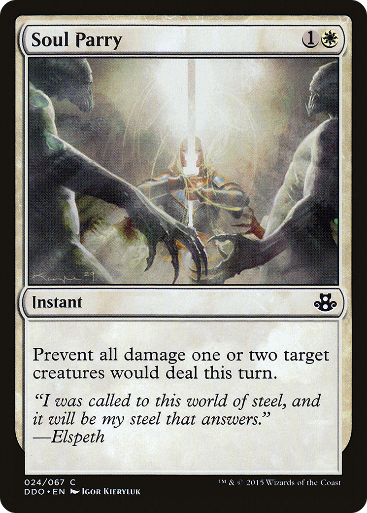 Image of Soul Parry (DDO-024) - Duel Decks: Elspeth vs. Kiora