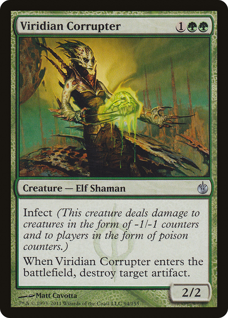 Image of Viridian Corrupter (MBS-094) - Mirrodin Besieged Foil