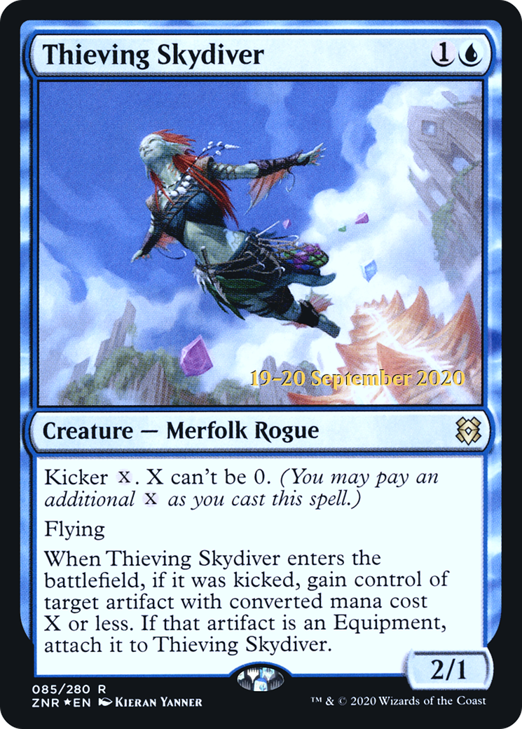 Image of Thieving Skydiver (PRE-085) - Zendikar Rising Promos Foil
