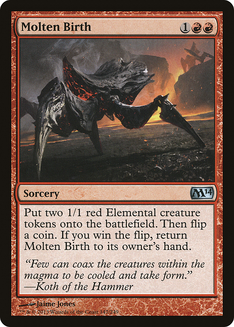 Image of Molten Birth (M14-147) - Magic 2014 Foil