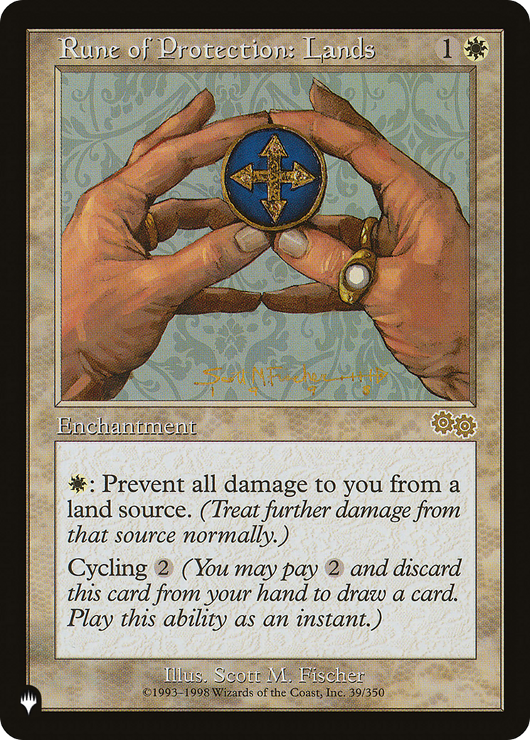 Image of Rune of Protection: Lands (LIST-USG-39) - The List