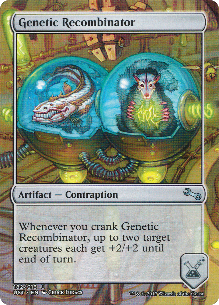 Image of Genetic Recombinator (UST-182) - Unstable (Borderless) Foil