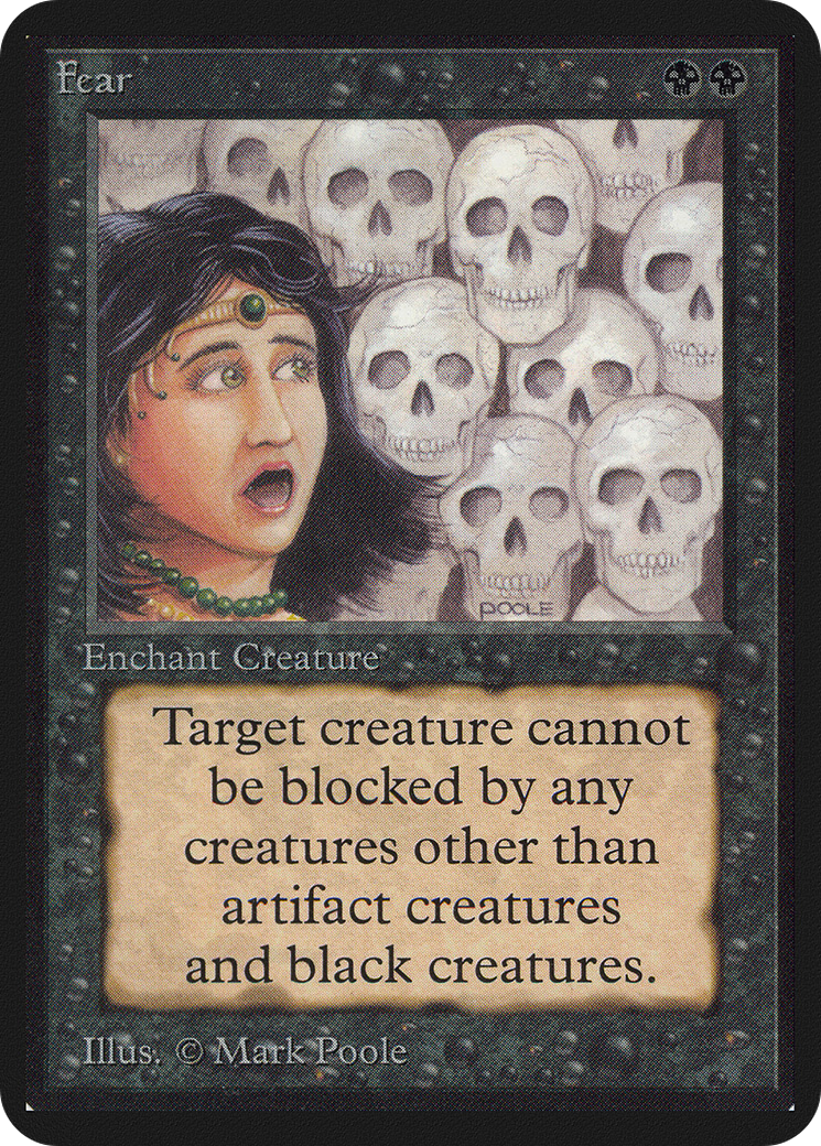 Image of Fear (LEA-) - Limited Edition Alpha