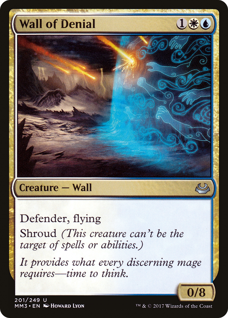 Image of Wall of Denial (MM3-201) - Modern Masters 2017 Foil