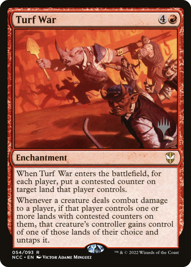 Image of Turf War (PPSNC-054) - New Capenna Commander Promos Foil