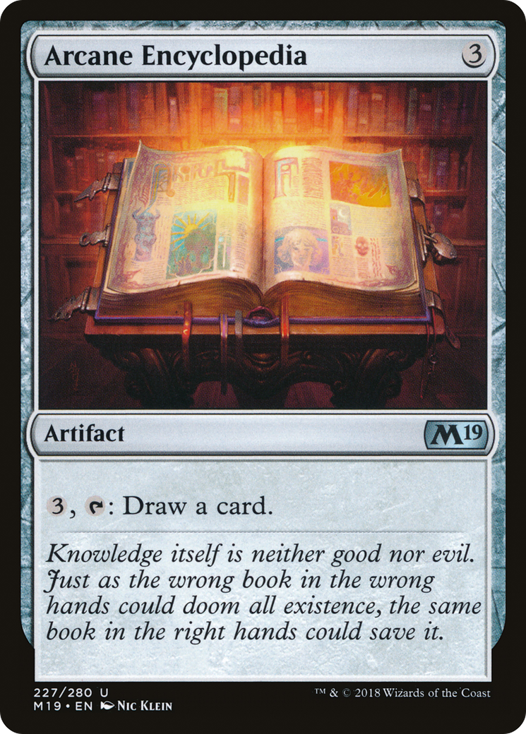 Image of Arcane Encyclopedia (M19-227) - Core Set 2019