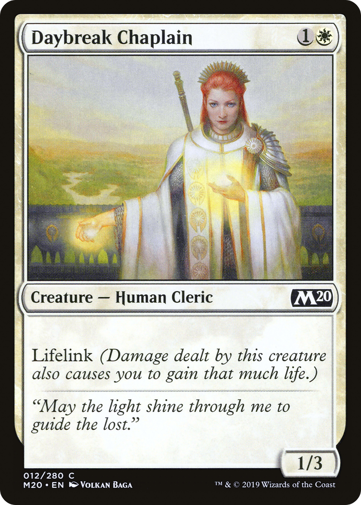 Image of Daybreak Chaplain (M20-012) - Core Set 2020