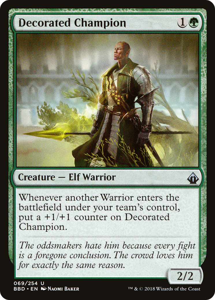Image of Decorated Champion (BBD-069) - Battlebond Foil
