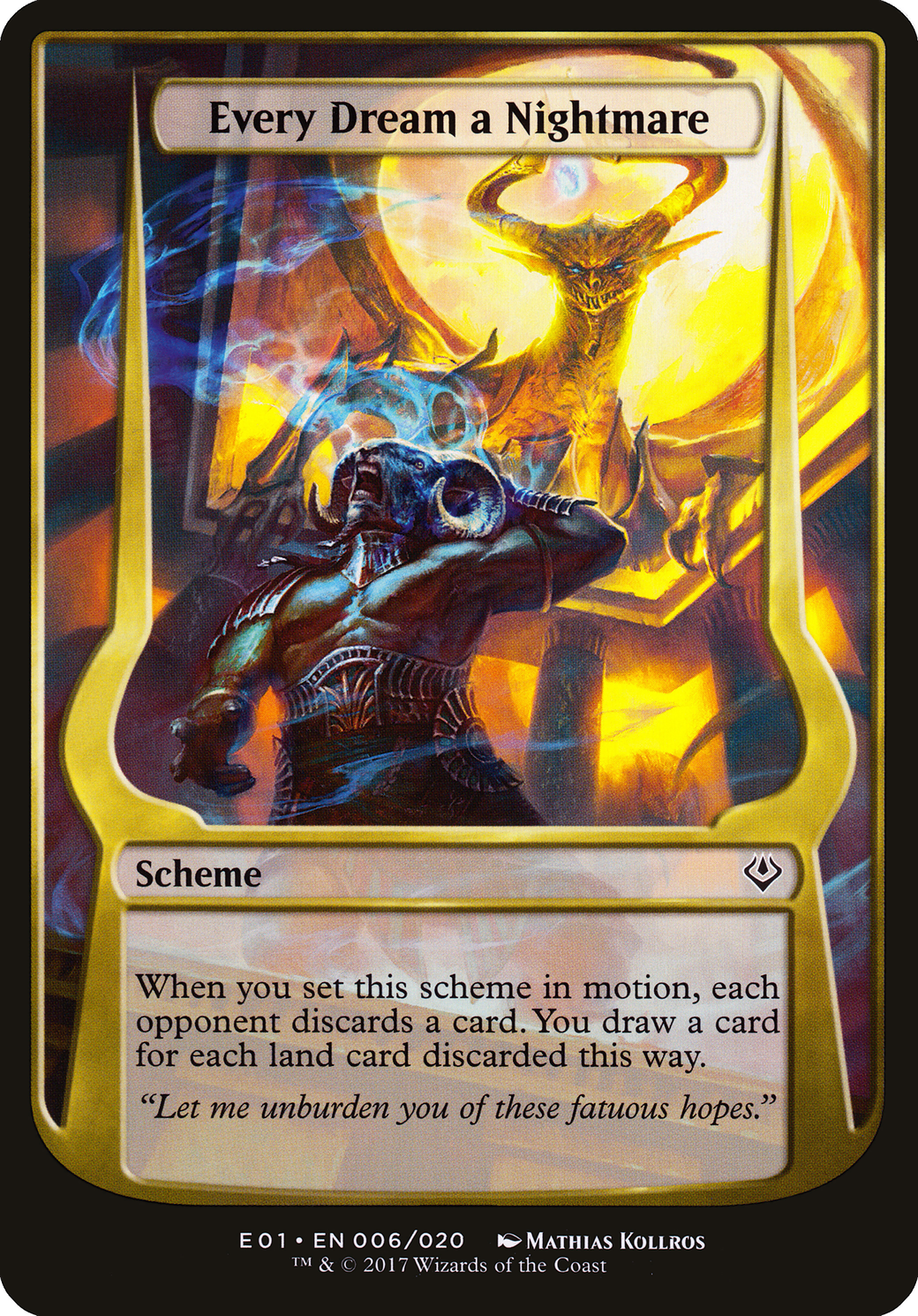 Image of Every Dream a Nightmare (Archenemy: Nicol Bolas) (OVER-006) - Archenemy: Nicol Bolas Schemes