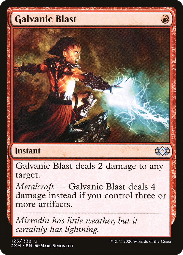 Image of Galvanic Blast (2XM-125) - Double Masters Foil