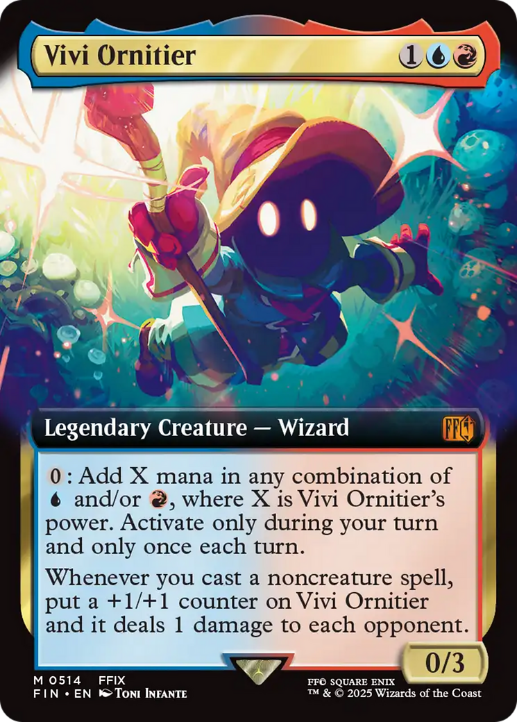 Image of Vivi Ornitier (Extended Art) (FIN-514) - FINAL FANTASY: (Extended Art) Foil