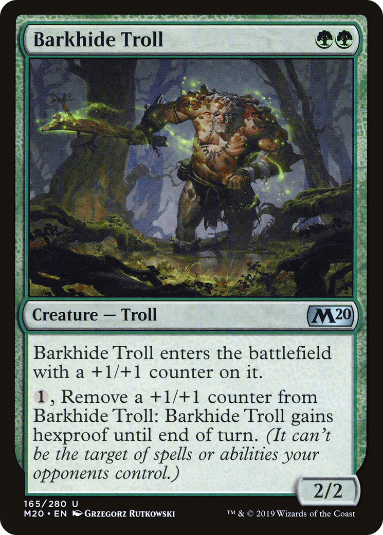 Image of Barkhide Troll (M20-165) - Core Set 2020