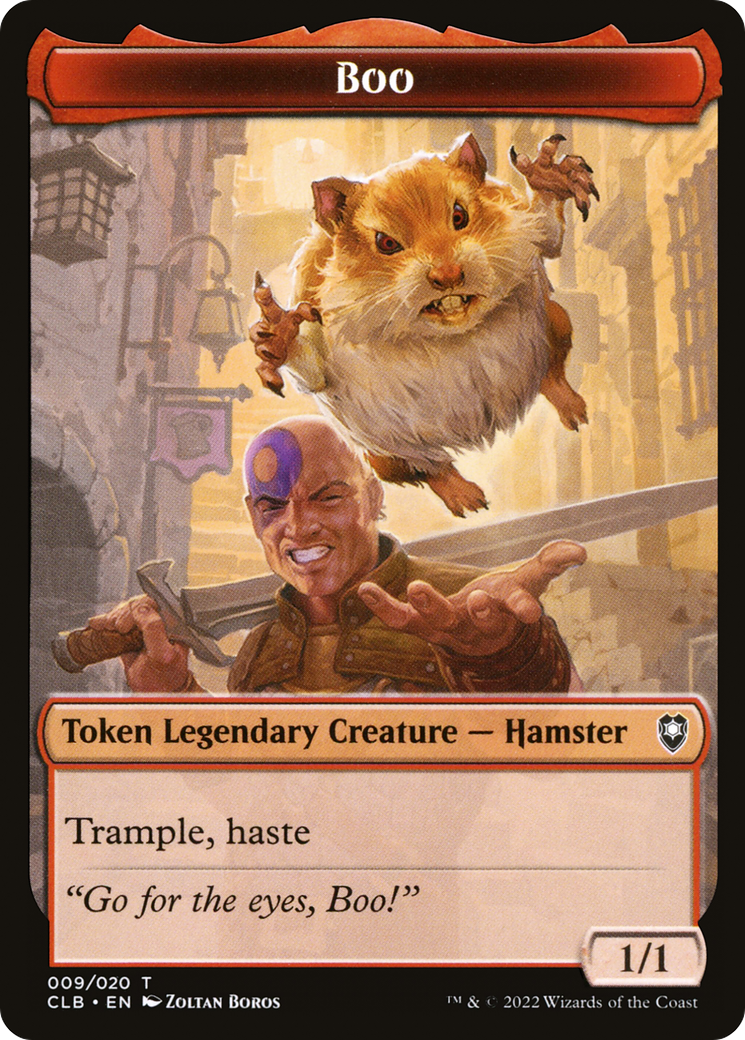 Image of Boo Token (CLB-009) - Battle for Baldur's Gate Tokens