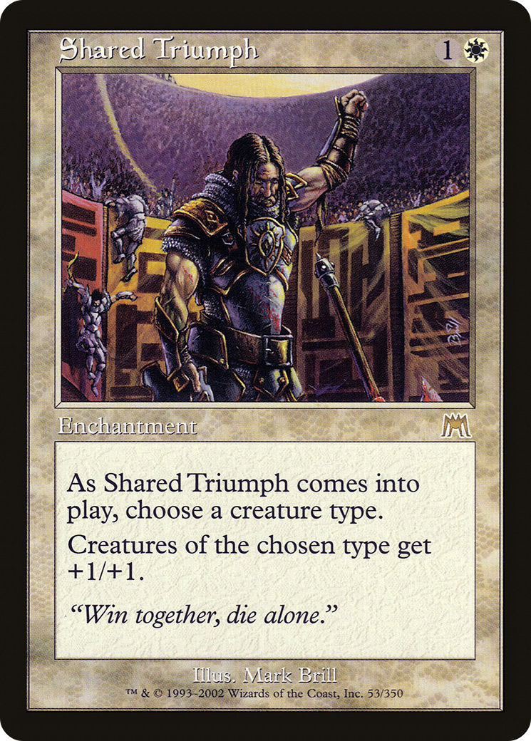 Image of Shared Triumph (ONS-053) - Onslaught Foil
