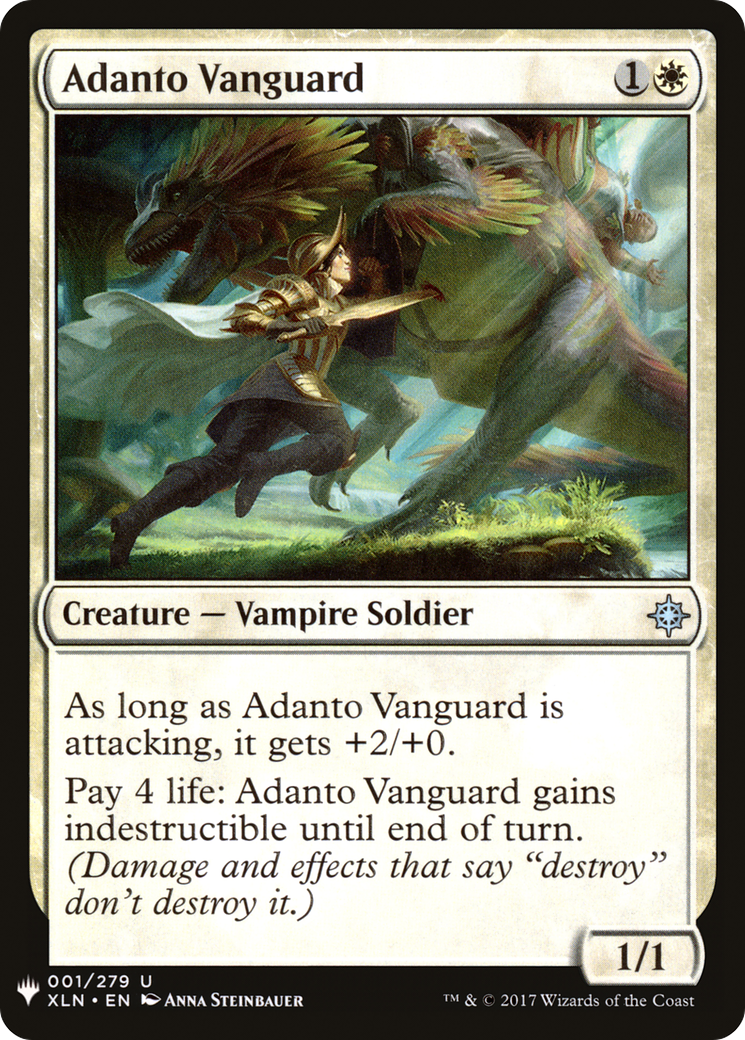 Image of Adanto Vanguard (LIST-001) - The List