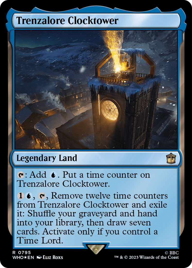 Image of Trenzalore Clocktower (Surge Foil) (WHO-795) - Doctor Who Foil