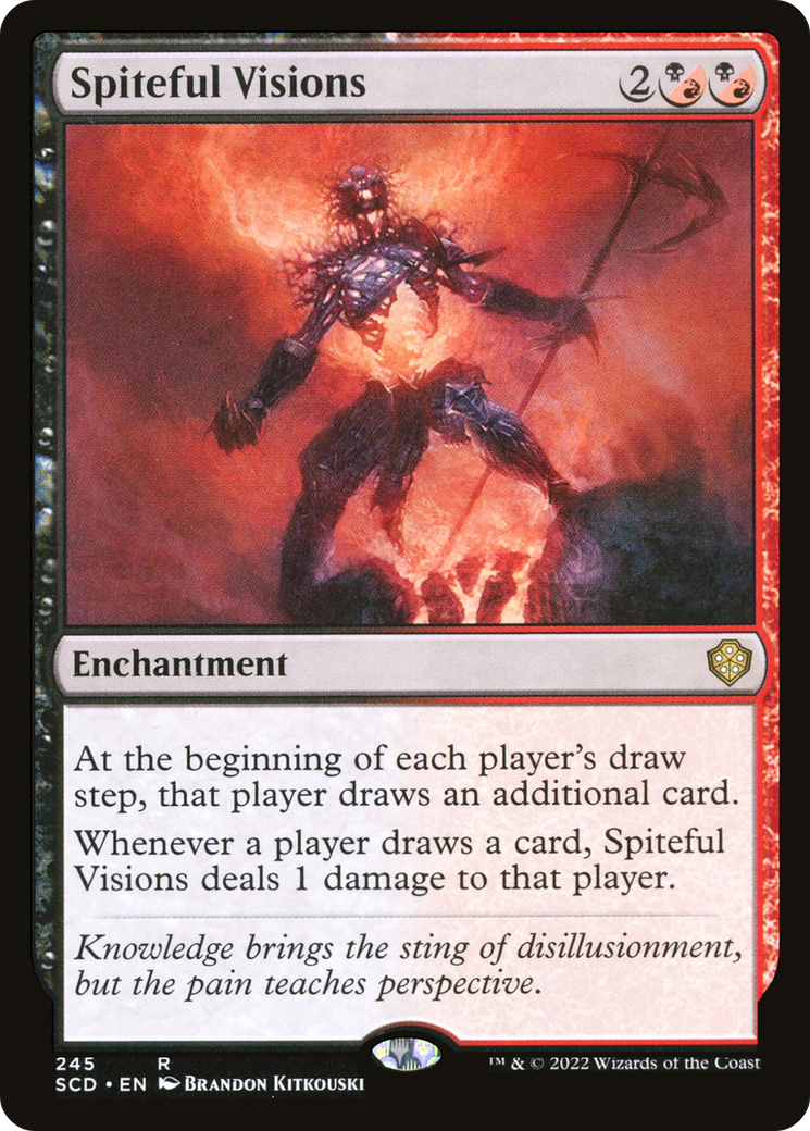 Image of Spiteful Visions (SCD-245) - Starter Commander Decks