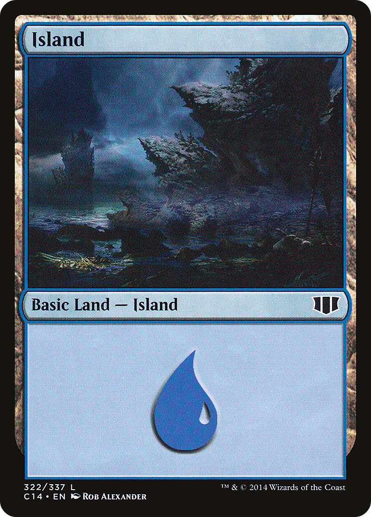 Image of Island (322) (C14-322) - Commander 2014