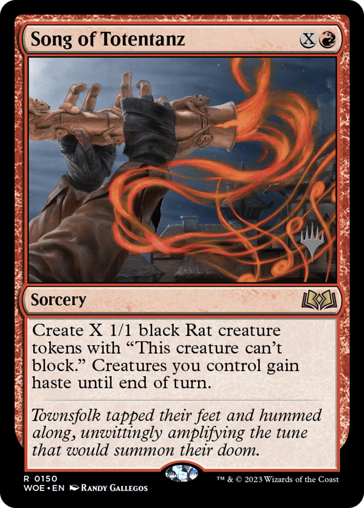 Image of Song of Totentanz (PPWOE-150) - Wilds of Eldraine Promos Foil