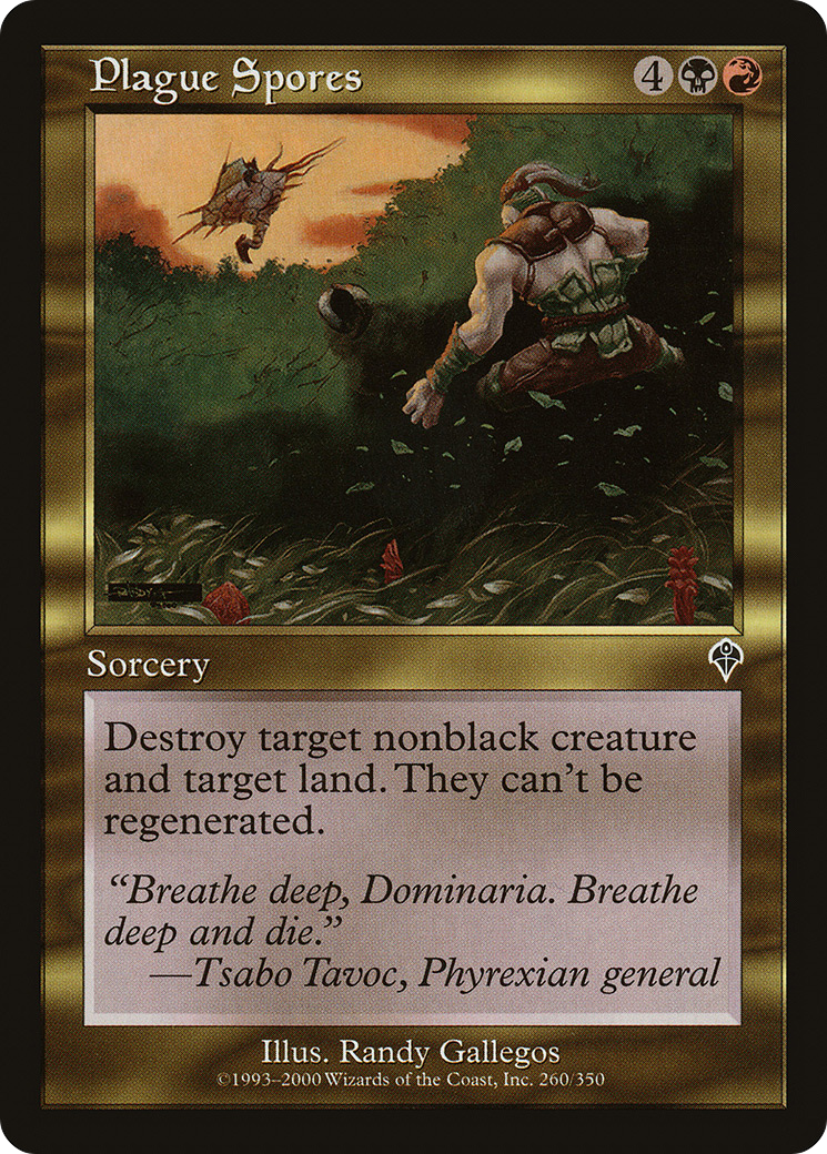 Image of Plague Spores (INV-260) - Invasion Foil