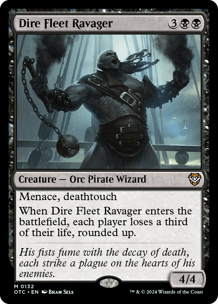Image of Dire Fleet Ravager (OTC-132) - Outlaws of Thunder Junction Commander