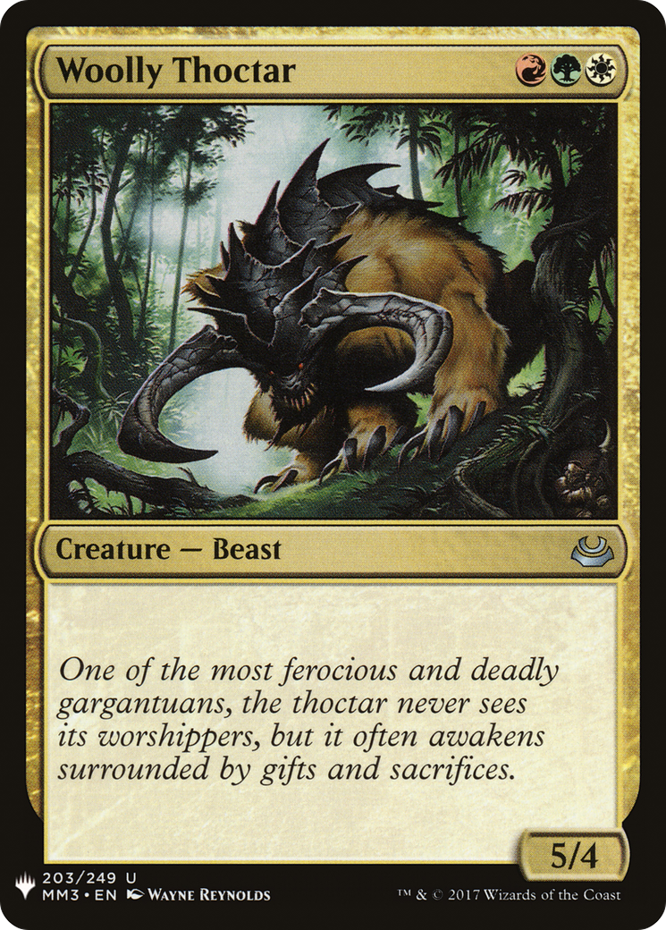 Image of Woolly Thoctar (LIST-203) - The List