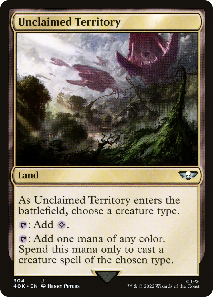 Image of Unclaimed Territory (40K-304) - Warhammer 40,000 Commander
