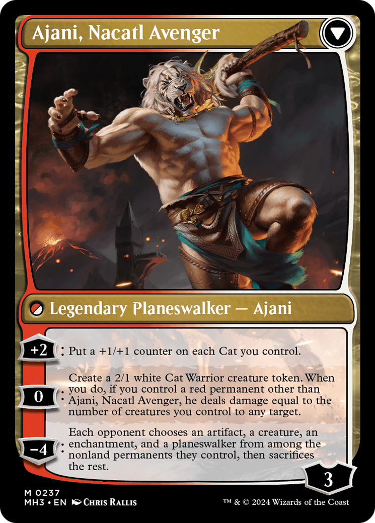 Image of Ajani, Nacatl Pariah (MH3-237) - Modern Horizons 3 Foil