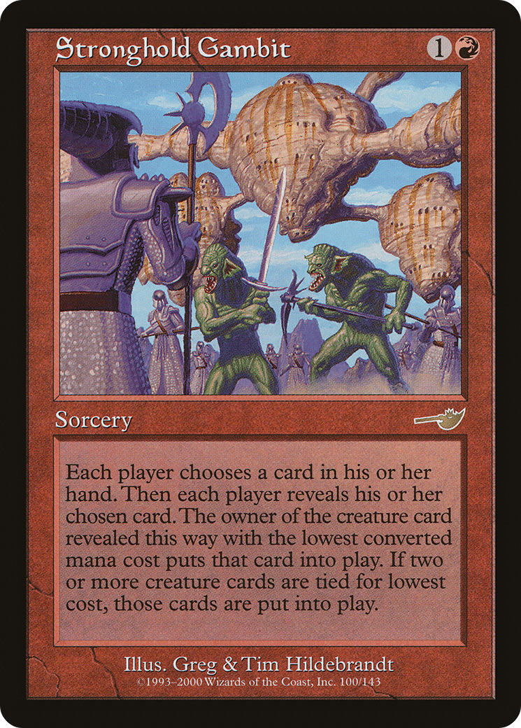 Image of Stronghold Gambit (NMS-100) - Nemesis Foil