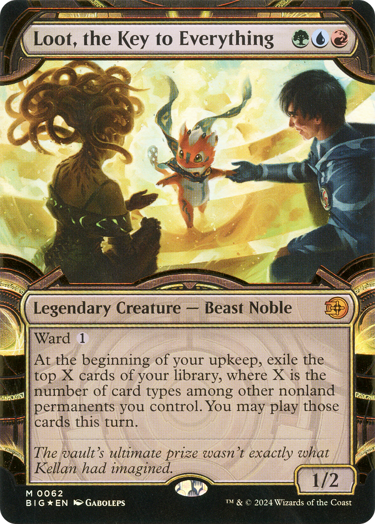 Image of Loot, the Key to Everything (Showcase) (Raised Foil) (BIG-062) - The Big Score: (Showcase) Foil