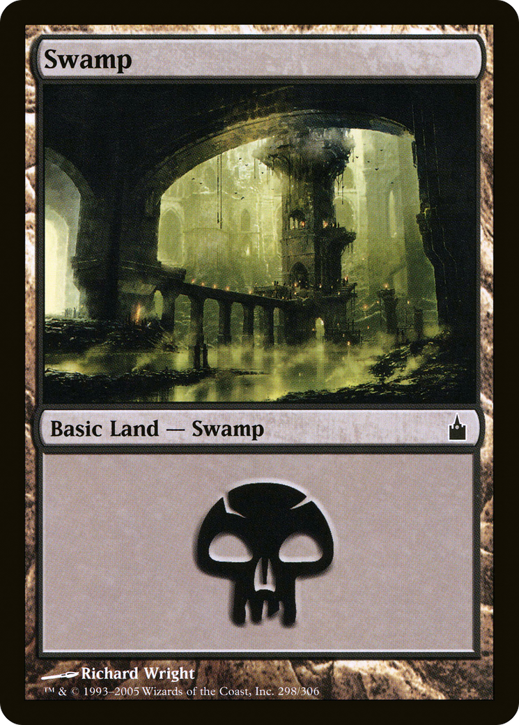 Image of Swamp (298) (RAV-298) - Ravnica: City of Guilds