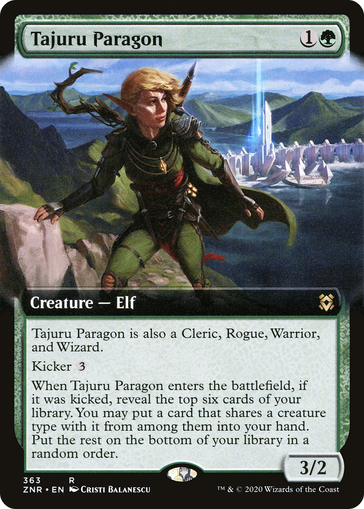 Image of Tajuru Paragon (Extended Art) (ZNR-363) - Zendikar Rising: (Extended Art)