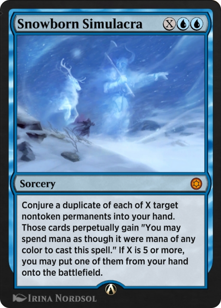 Image of Snowborn Simulacra (HBG-038) - Alchemy Horizons: Baldur's Gate