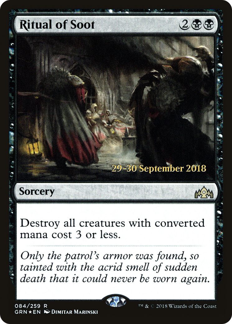 Image of Ritual of Soot (PRE-084) - Guilds of Ravnica Promos Foil