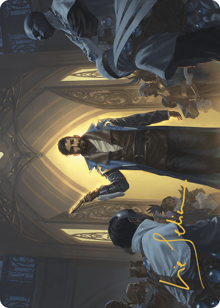 Image of Auspicious Arrival // Auspicious Arrival (AMKM-002) - Murders at Karlov Manor Art Series (Borderless) Foil